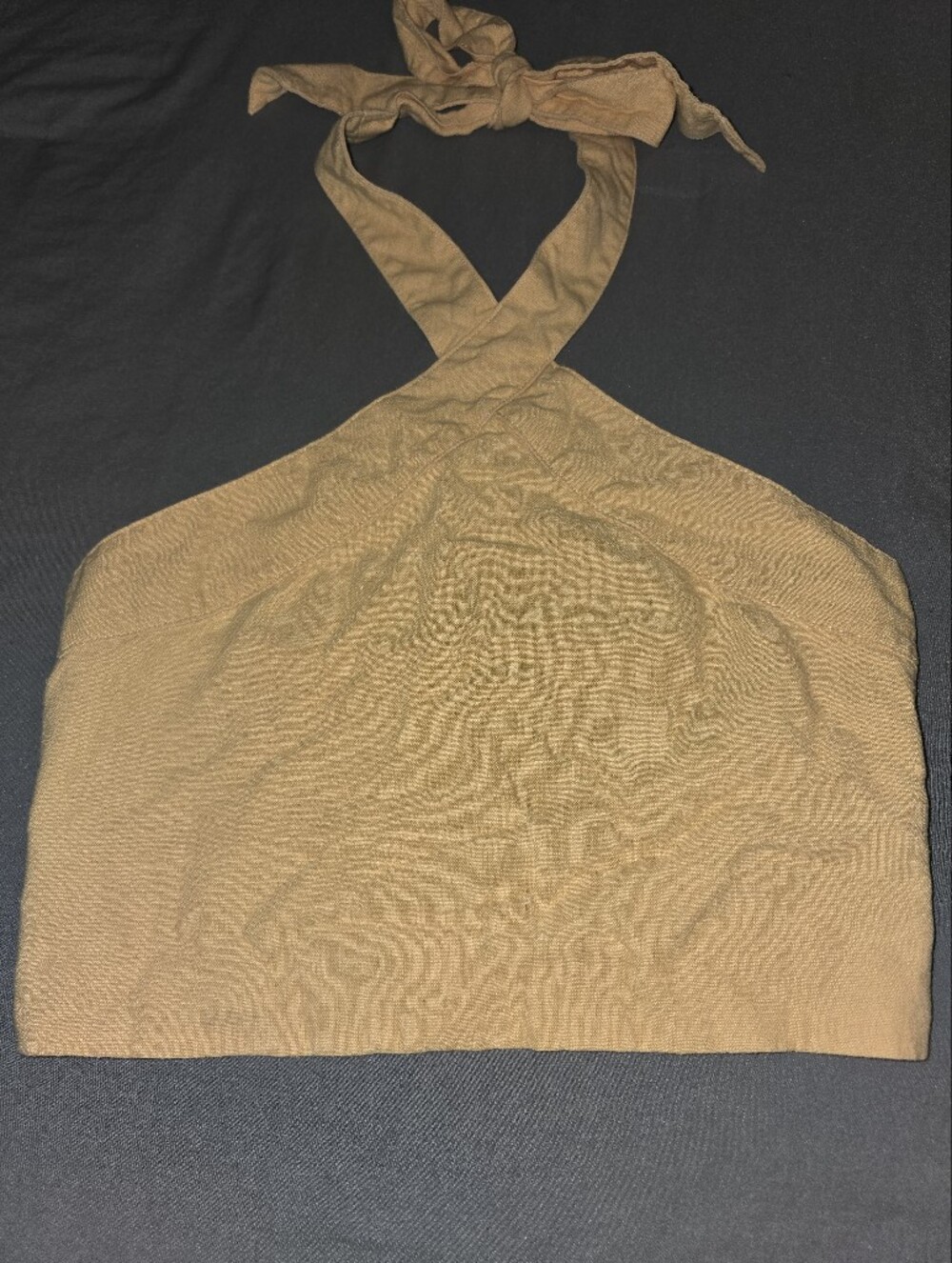Abercrombie & Fitch Creamsicle-colored Halter Top